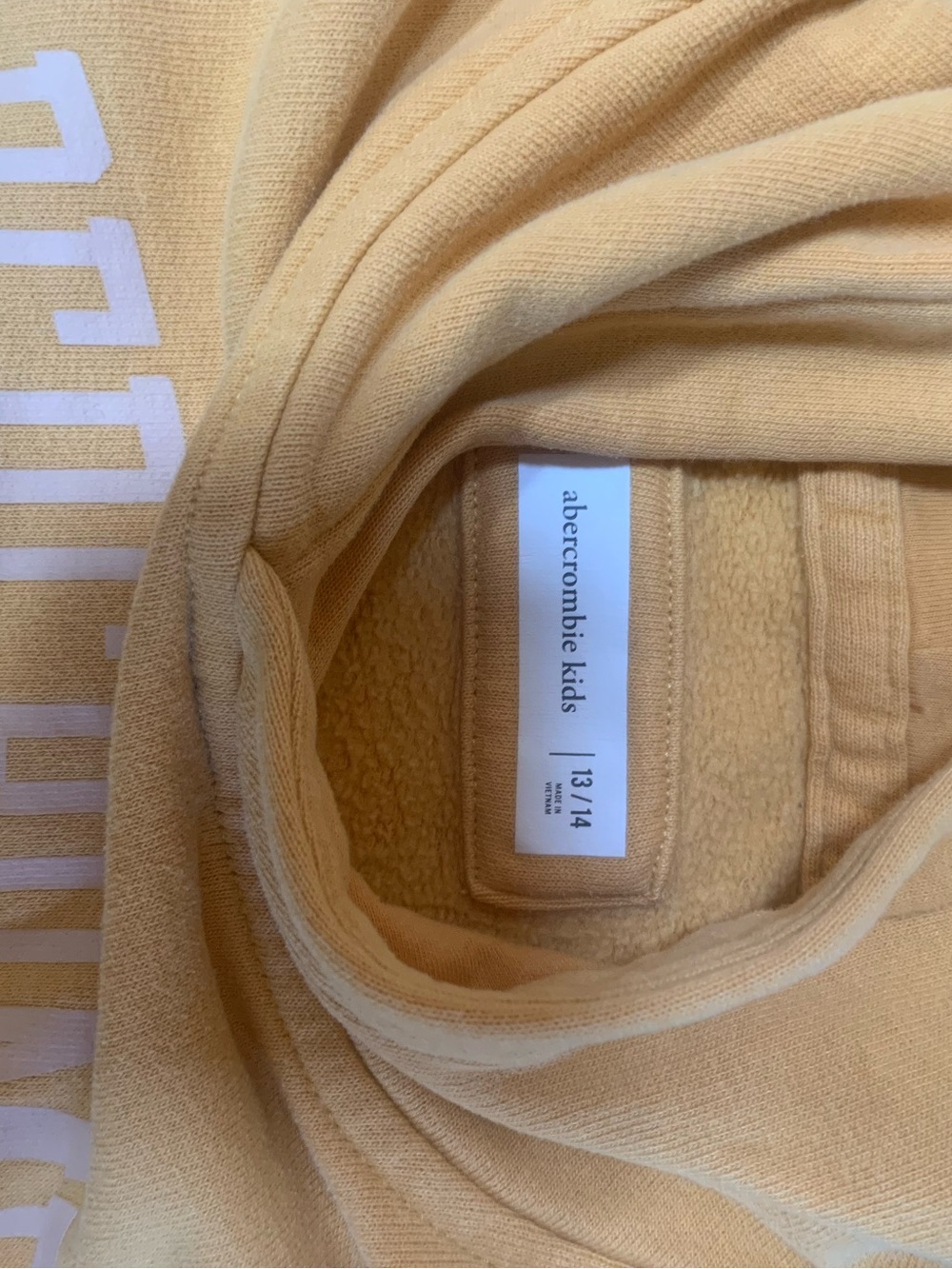 abercrombie kids Pale Yellow Sweatpants & Joggers
